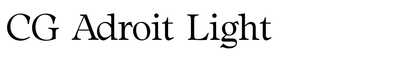 CG Adroit Light